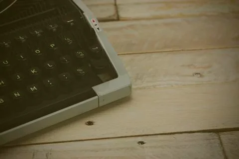 Close up of an old typewriter Stock Photos
