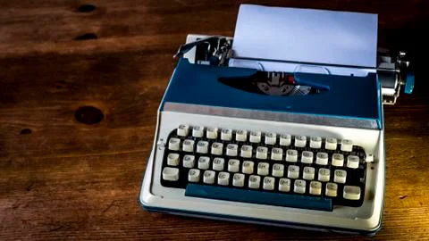 Close up of Old Typewriter Stock Photos