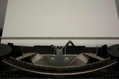 Close up of an old typewritter Stock Photos