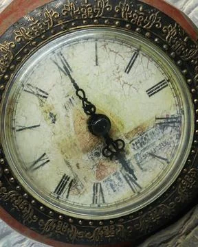 Close-up of an old watch Stock Photos