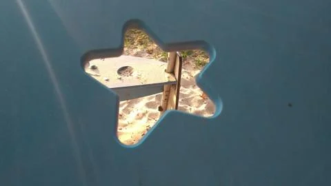 Close up one star surface texture Stock Photos