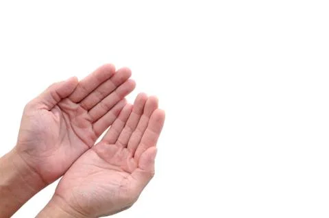 Close-up Of Open Hands Stock Photos