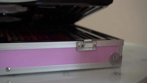 Close-up of open suitcase Video stock 281663681