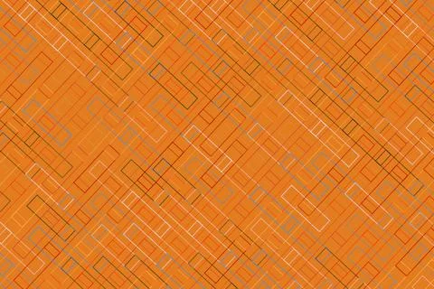 Close-up of orange brick pavement with pattern and texture Stock Illustration