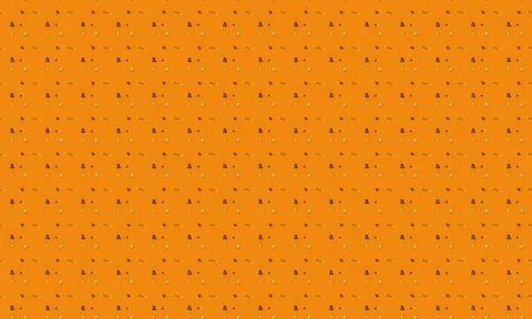 Close-up of orange fabric with small dotted pattern Stock Illustration