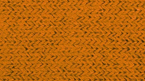 Close-up of orange texture fabric cloth, textile background. Stock Footage 249956281
