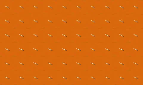 Close-up of orange textured surface with diagonal lines Stock Illustration