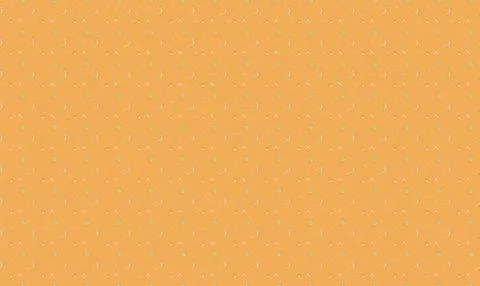 Close-up of orange textured surface with small green dots Stock Illustration