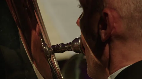 Close Up Of Orchestra Stock Footage 206543131