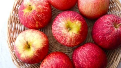 Close up of organic apples. Video stock 77311537