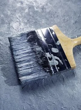 Close up of paint brush Stockfoto's