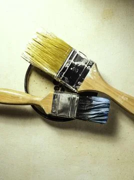 Close up of paint brush Photos