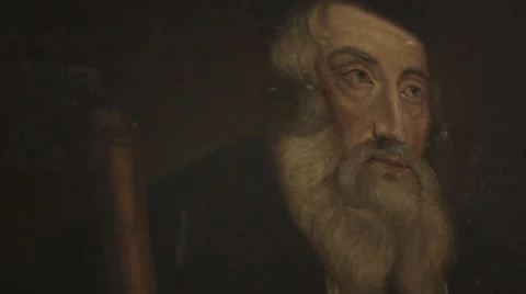 Close up on painting Stock Footage 51734276