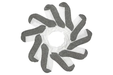 Close up of a pair of socks on white background with clipping path Stock Photos