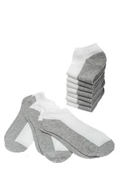 Close up of a pair of socks on white background with clipping path Stock Photos
