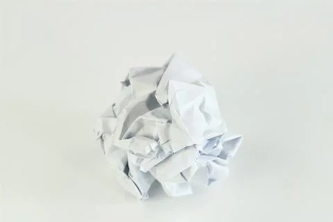 Close  up of a paper ball Stock Photos