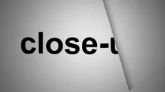Close Up- Paper Notes Stock After Effects