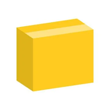 Close parcel box, flat design pixel perfect icon 스톡 일러스트