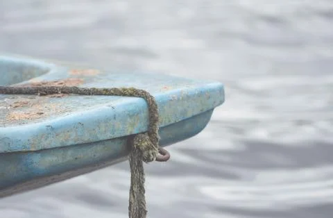 Close-up of part of a boat Foto stock