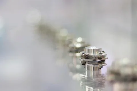 Close up part of an machine Stock Photos