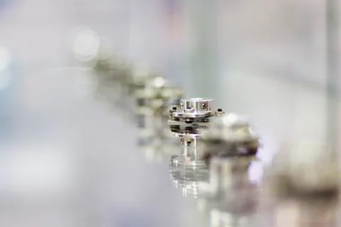 Close up part of an machine Stock Photos