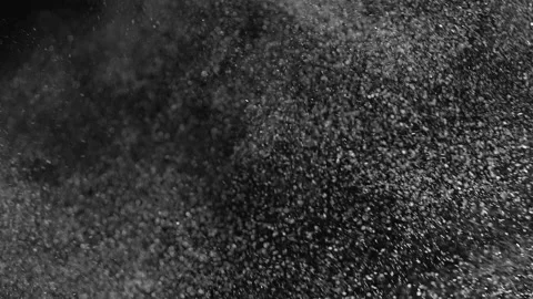 Close Up Particles swirling on black background used for  Visual effect Stock Footage 137796774