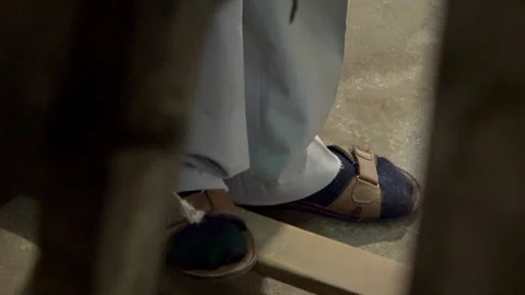 Close up of pashmina making traditional process, Pashmina, Nepal 스톡 동영상 139740349