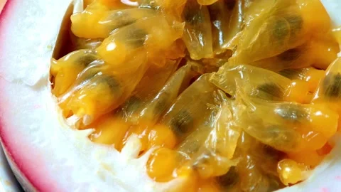 Close-up of passion fruit Video stock 322721015