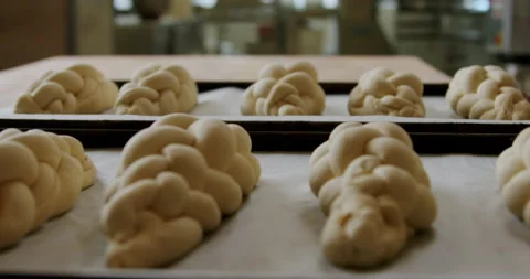 Close-up of pastries at a bakery 4K. Stock Footage 221563672