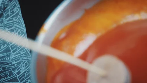 Close-up of a pastry chef preparing a pate Stock Footage 88710707