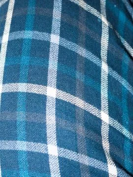 Up close pattern and texture of blue and white striped pjs pajamas Stock Photos