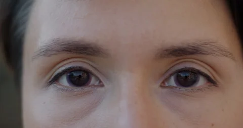 Close-up of peaceful female face and Stock Video Pond5