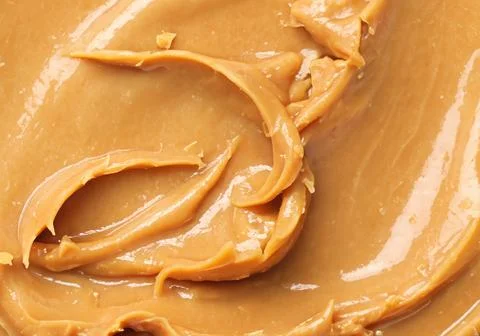 Close up of peanut butter spread Stock Photos