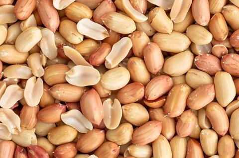 Close up peanuts in shell background Foto stock