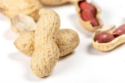 Close-up of peanuts in shell Stock Photos