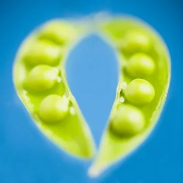 Close-up of peas in pods Stock-Fotos