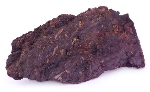 Close up of peat block Stock Photos