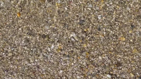 Close Up of Pebble Beach Texture Stock Footage 344371721