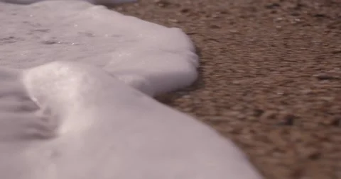 Close Up Pebble Shore Stock Footage 284742477