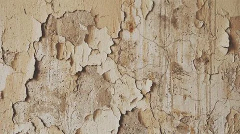 Close-up of peeling paint surface texture. Fotos Stock