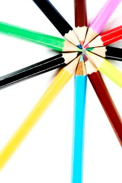 Close-up pencil. Stock Photos