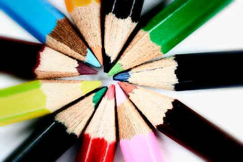 Close-up pencil. Stock Photos