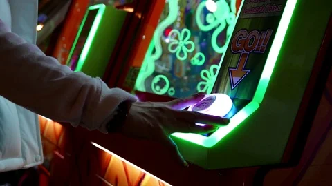 Close up people having fun and playing video game Video stock 73812289