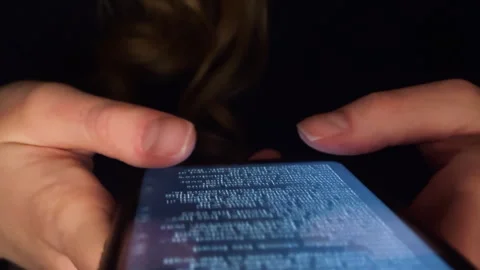 Close up person hands scrolling smartphone screen. Stock Footage 301774290