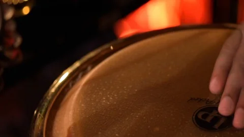 Close up person playing the drum Stock Footage 105925851
