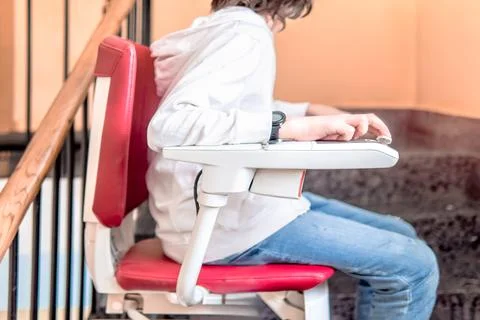 Close-up of Person Using White Mobility Aid Stock Photos