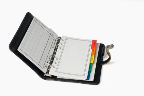 Close-up of a personal organizer 스톡 사진
