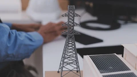 Close-up Of Person's engineer Hand Drawing Plan On Blue Print with architec.. Stock Footage 345609147