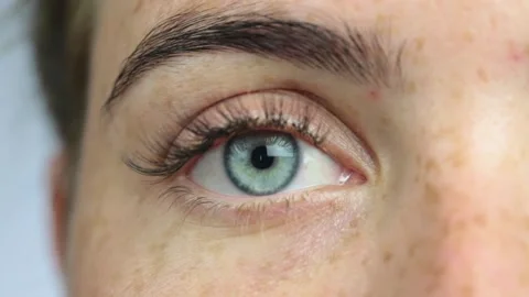 A close up of a persons face Stock Footage 154994541