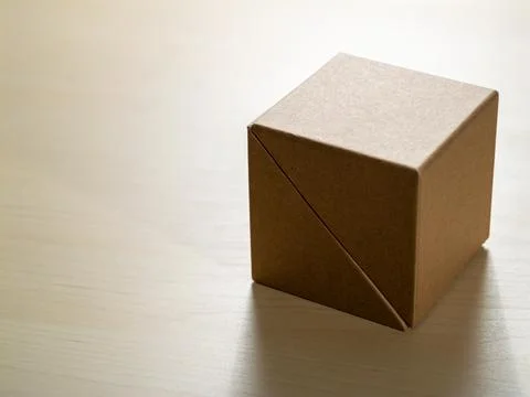 Close-up perspective of minimalist workspace in creative packaging design s.. Stock Photos